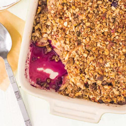 Apple Blueberry Crisp