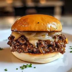 Irresistible French Onion Beef Sloppy Joes