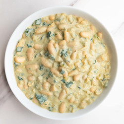 High-protein Creamy White Beans Recipe