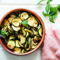 Air Fryer Marinated Zucchine Alla Scapece