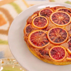 Blood Orange Olive Oil Upside Down Cake