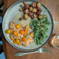 Sautéed Cobia With Tomatoes &amp; Capers