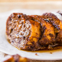 Overnight Gingerbread French Toast Breakfast Bake