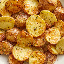 Air Fryer Garlic And Parsley Baby Potatoes