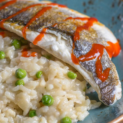 Sea Bass And Miso Risotto