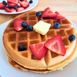 Belgian Waffles Made With Fresh Milled Flour (yeasted With Overnight Option)