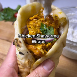 Chicken Shawarma Wraps