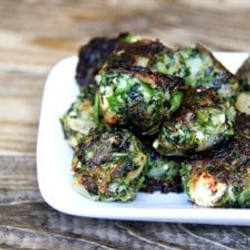 Fried Green Meatless Balls