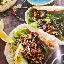 Chipotle Tuna and Avocado Salad Pita
