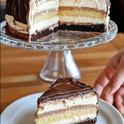 Chocolate Éclair Layered Cake