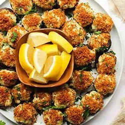 Stuffed Mushrooms With Crab