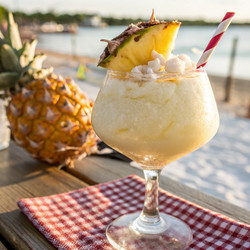 Frozen Pineapple Coconut Daiquiri