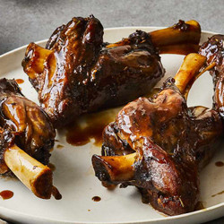 Saba-braised Lamb Shanks