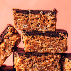 Easy Vegan Scotcheroos (no-bake!)