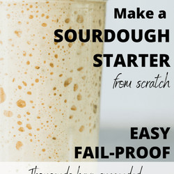 Make A Sourdough Starter From Scratch {easiest Method!}