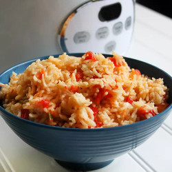 Basic Spanish Rice In The Rice Cooker