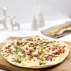 Glutenfreier Flammkuchen - Elsässer Art