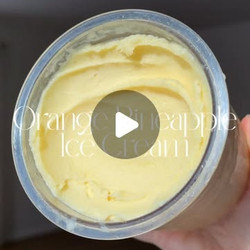 Orange Pineapple Ice Cream