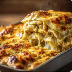 Green Chile Chicken Enchilada Casserole
