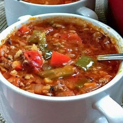 Keto Stuffed Pepper Soup