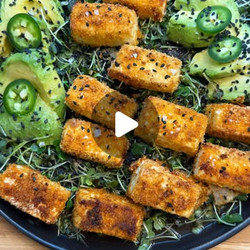 Crispy Tofu And Avocado Salad