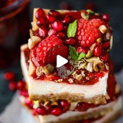 Gezondere Frambozen Cheesecake Bites