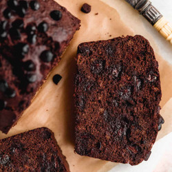 Healthy Double Chocolate Banana Bread With Almond Butter