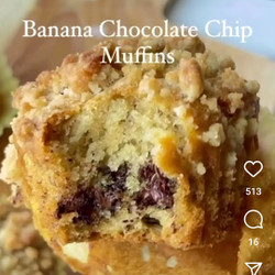 Banana Chocolate Chip Muffins