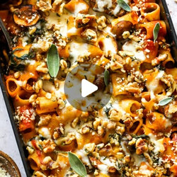 Pumpkin Pasta Bake