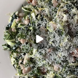 Caesar Dressing Wintery Slaw Salad With Croutons And Beans
