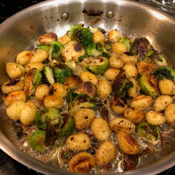 Crisp Gnocchi With Brussels Sprouts &amp; Brown Butter