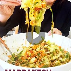 Marrakesh Cumin Carrot Ribbon Salad