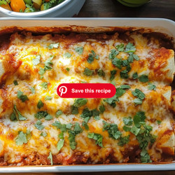 Delicious Ground Beef Enchiladas