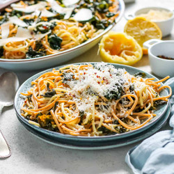 One-pot Lemony Kale Pasta