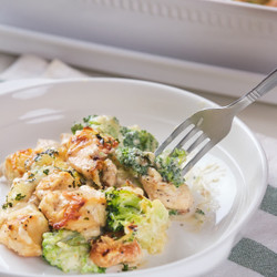 Keto Chicken Alfredo With Broccoli Recipe