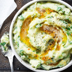 Salmon With Burnt Butter Colcannon Recipe