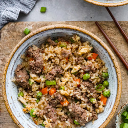 Ground Beef Fried Rice