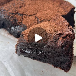 Grandmas Treats On Instagram: Double Baked Flourless Chocolate Cake
