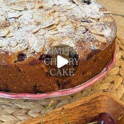 Simple Cherry Cake