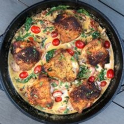 Tuscan Chicken Thighs