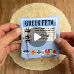 Crispy Feta Cheese Tortilla Wrap