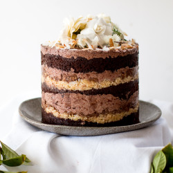 Momofuku German Chocolate Espresso Cake
