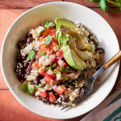 Black Bean-quinoa Bowl