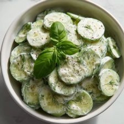 Mizeria - Polish Cucumber Salad