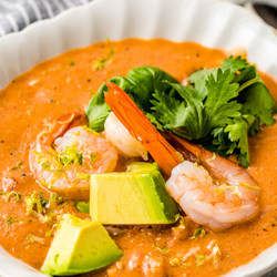 Creamy Thai Shrimp Bisque