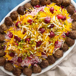 Albaloo Polo (persian Sour Cherry Rice)
