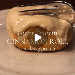 High-protein Cinnamon Rolls