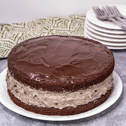 Giant Oreo Cookie Cake