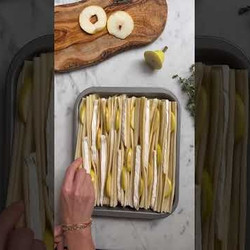 Thyme, Pear &amp; Brie Tart