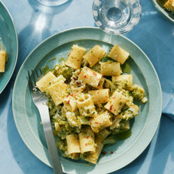 Smashed Broccoli Pasta